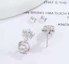 AR0030 - AROS PASANTE PLATA 925 RODINADOS ZIRCONIA - comprar online