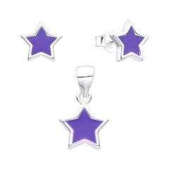 ARO1686 SET/AROS PASANTE DIJE PLATA 925