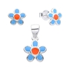 ARO1691 SET/AROS PASANTE DIJE PLATA 925