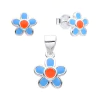 ARO1691 SET/AROS PASANTE DIJE PLATA 925