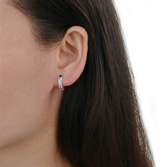 ARO1695 AROS HUGGIES PLATA 925 - comprar online