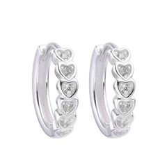 ARO1445 AROS HUGGIES PLATA 925