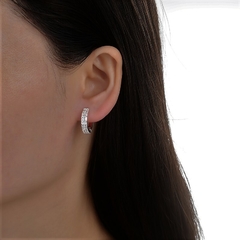 ARO1492 AROS HUGGIES PLATA 925 - comprar online
