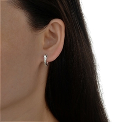 ARO1544 AROS HUGGIES PLATA 925 - comprar online