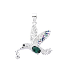 DJ708 DIJE COLIBRI PLATA 925