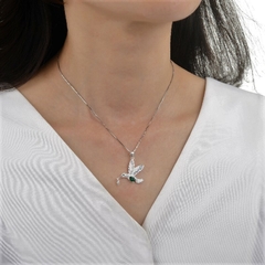 DJ708 DIJE COLIBRI PLATA 925 - comprar online