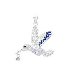 DJ708 DIJE COLIBRI PLATA 925 - tienda online