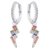 ARO1409 AROS HUGGIES PLATA 925