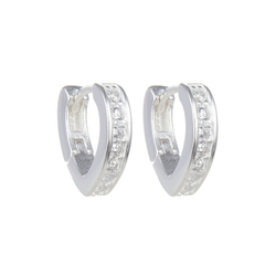 ARO1583 AROS HUGGIES PLATA 925