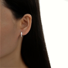 ARO1583 AROS HUGGIES PLATA 925 - comprar online