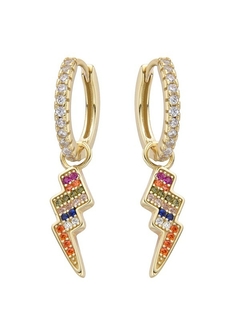 ARO1409 AROS HUGGIES PLATA 925 - Espíritu Joyas Mayorista