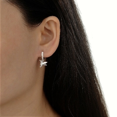ARO1589 AROS HUGGIES PLATA 925 - comprar online