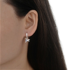 Imagen de ARO1589 AROS HUGGIES PLATA 925