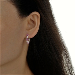 ARO1592 AROS HUGGIES PLATA 925 - comprar online