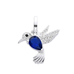 DJ714 DIJE COLIBRI PLATA 925 - tienda online