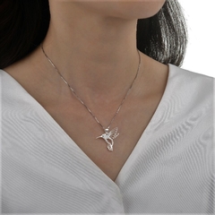 DJ717 DIJE AVE PLATA 925 - comprar online