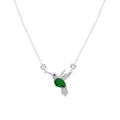 DJ720 DIJE CADENA COLIBRI PLATA 925 - tienda online