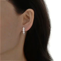 ARO1624 AROS HUGGIES PLATA 925 - comprar online