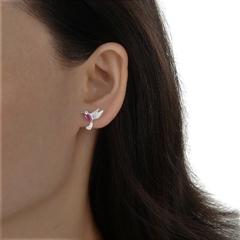 ARO1655 AROS PASANTES PLATA 925 - Espíritu Joyas Mayorista