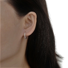 ARO1659 AROS HUGGIES PLATA 925 - comprar online