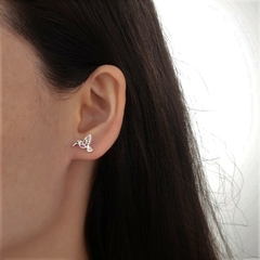 ARO1663 AROS PASANTES PLATA 925 - Espíritu Joyas Mayorista