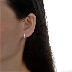 ARO1445 AROS HUGGIES PLATA 925 - comprar online