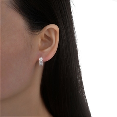 ARO1447 AROS HUGGIES PLATA 925 - comprar online