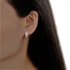 ARO1454 AROS HUGGIES PLATA 925 - comprar online