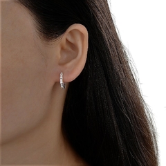 ARO1458 AROS HUGGIES PLATA 925 - comprar online