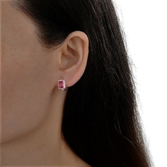 Imagen de ARO1467 AROS HUGGIES PLATA 925