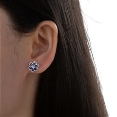 ARO1468 AROS PASANTES PLATA 925 - Espíritu Joyas Mayorista