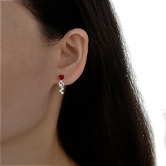 ARO1478 AROS PASANTES PLATA 925 - comprar online