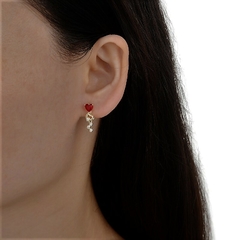 ARO1478 AROS PASANTES PLATA 925 - Espíritu Joyas Mayorista