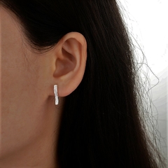 ARO1512 AROS PASANTES PLATA 925 - Espíritu Joyas Mayorista