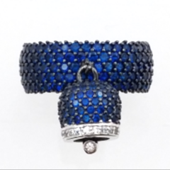 AN9427 ANILLO SINFIN PLATA 925 RODINADO