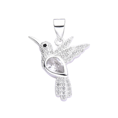 DJ617 DIJE COLIBRI PLATA 925 - comprar online