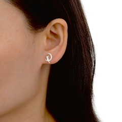 ARO1766 AROS PASANTES PLATA 925 - Espíritu Joyas Mayorista