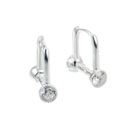 ARO2059 AROS HUGGIES PLATA 925