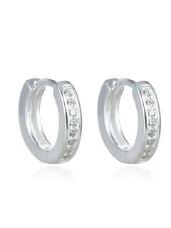 ARO1358 AROS HUGGIES PLATA 925 - comprar online