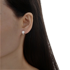 ARO1342 AROS HUGGIES PLATA 925 - Espíritu Joyas Mayorista