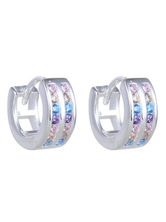 ARO1328 AROS HUGGIES PLATA 925 - comprar online