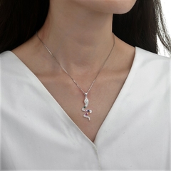 DJ632 DIJE CADENA PLATA 925 - Espíritu Joyas Mayorista