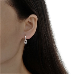 ARO1297 AROS HUGGIES PLATA 925 - tienda online