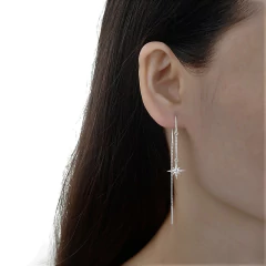 ARO1285 AROS PASANT/FLOT PLATA 925 - tienda online