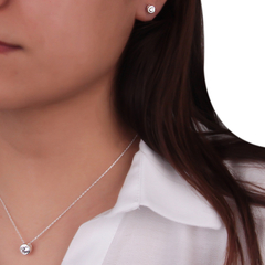 ARO608 SET/AROS-DIJE-CADENA PLATA 925 - comprar online