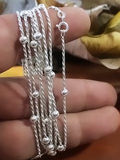 PU0207 PULSERA PLATA 925 LINEA ITALY