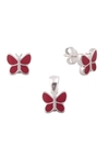 ARO606 SET/AROS PASANTE DIJE PLATA 925