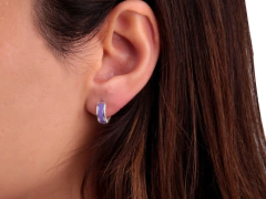 ARO1008 AROS HUGGIES PLATA 925 - Espíritu Joyas Mayorista