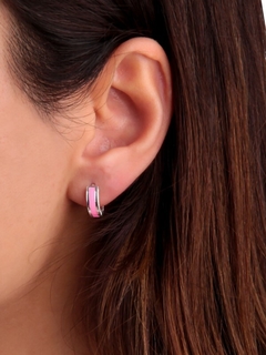 Imagen de ARO1008 AROS HUGGIES PLATA 925