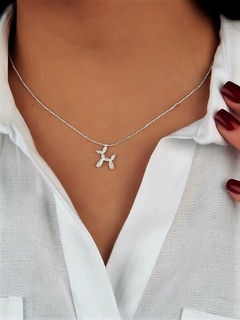DJ269 DIJE CADENA PLATA 925 - Espíritu Joyas Mayorista